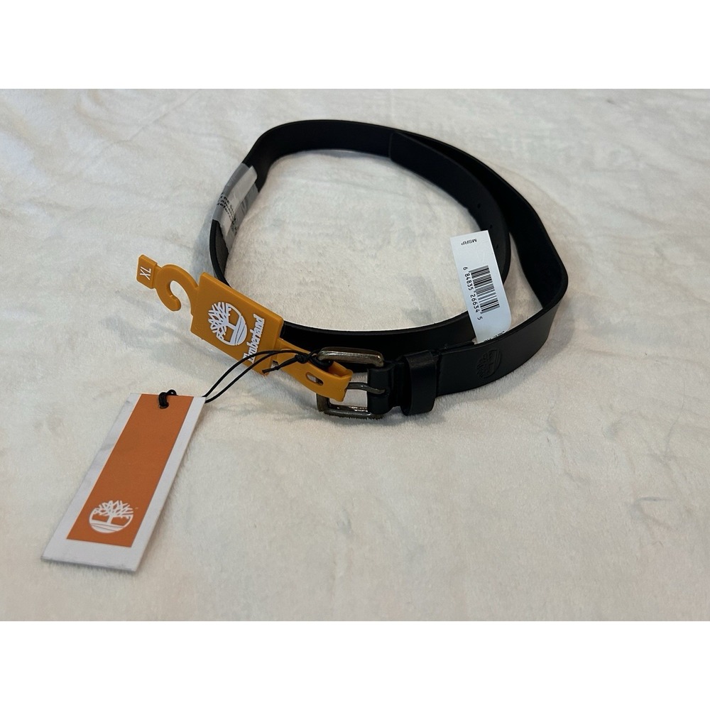 NWT Timberland Full Grain Leather Belt - Black‎ - Size XL  B85007/08